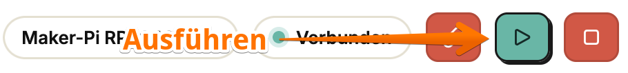 Ausführen-Knopf im Editor-Header