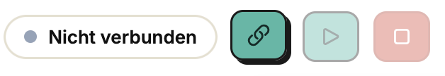 Verbinden-Knopf im Editor-Header